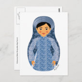 Vietnamesisch Water Matryoshka Postcard Postkarte (Vorne/Hinten)