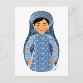 Vietnamesisch Water Matryoshka Postcard Postkarte