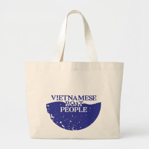 VietnamesischBoatPeople.org Logo Lebensmittelgesch Jumbo Stoffbeutel
