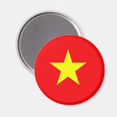 vietnamesische Flag-T - Shirt und Geschenke Magnet (Vorderseite/Rückseite)