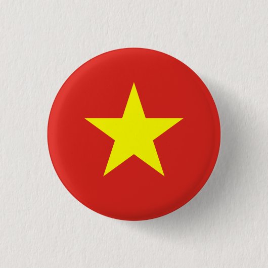 vietnamesische Flagge, Flagge Vietnams Button (Vorderseite)