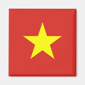 vietnamesische Flagge Magnet (Vorne)