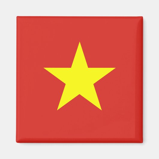 vietnamesische Flagge Magnet (Vorne)