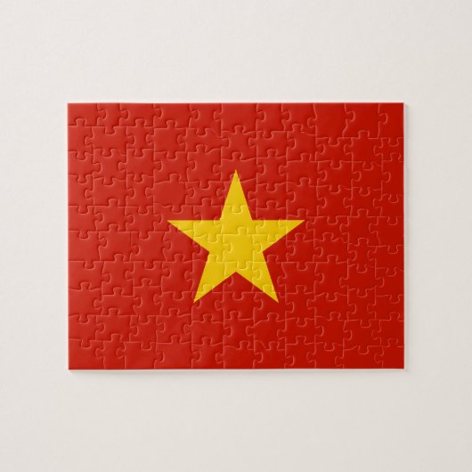Vietnamesische Flagge Puzzle (Horizontal)