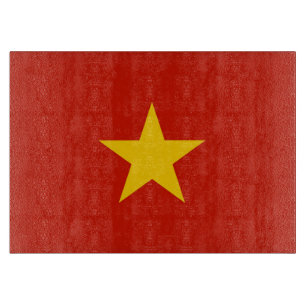 Vietnamesische Flagge Schneidebrett