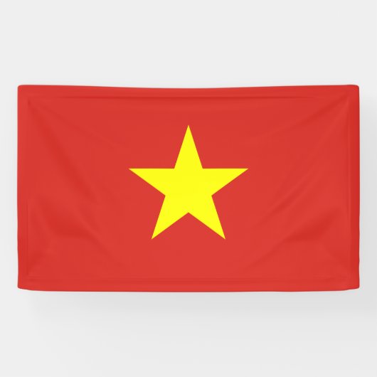 vietnamesische Flagge (Vietnam) Banner (Horizontal)