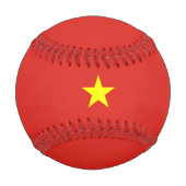 vietnamesische Flagge (Vietnam) Baseball (Rückseite)