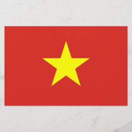 vietnamesische Flagge (Vietnam) Briefpapier