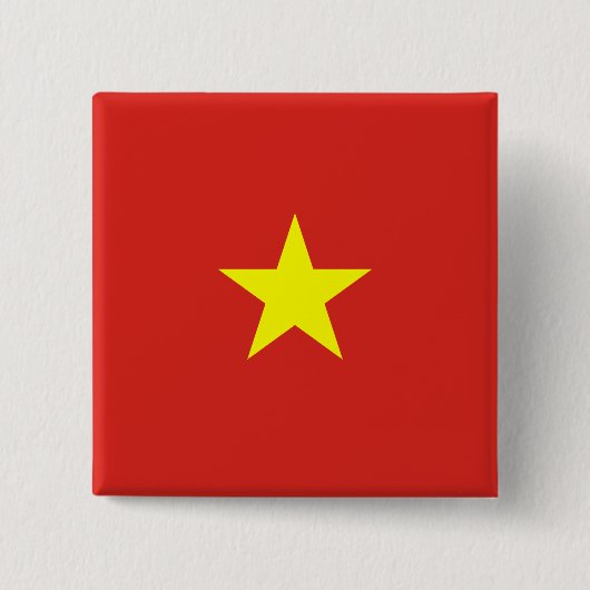 vietnamesische Flagge (Vietnam) Button (Vorderseite)