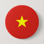 vietnamesische Flagge (Vietnam) Button (Vorderseite)