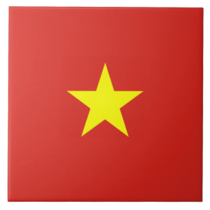 vietnamesische Flagge (Vietnam) Fliese