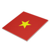 vietnamesische Flagge (Vietnam) Fliese (Seite)