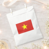 vietnamesische Flagge (Vietnam) Geschenktütchen (Ausgeschnitten)