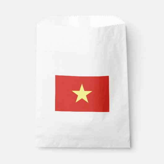 vietnamesische Flagge (Vietnam) Geschenktütchen (Vorderseite)
