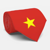 vietnamesische Flagge (Vietnam) Krawatte (Gerollt)