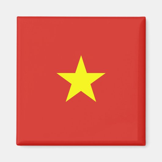 vietnamesische Flagge (Vietnam) Magnet (Vorne)