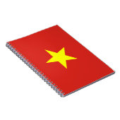 vietnamesische Flagge (Vietnam) Notizblock (Rechte Seite)