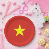 vietnamesische Flagge (Vietnam) Pappteller (Party)