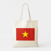 vietnamesische Flagge (Vietnam) Tragetasche (Rückseite)