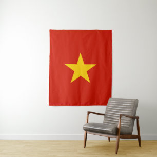 Vietnamesische Flagge Wandteppich