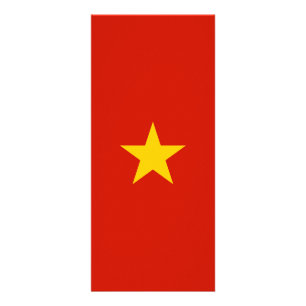 Vietnamesische Flagge Werbekarte