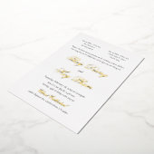 vietnamesische Foil-Einladung bilingual Folieneinladung (Gedreht)