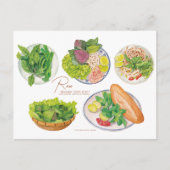 vietnamesische Geschirr Gemüse Postkarte (Vorderseite)
