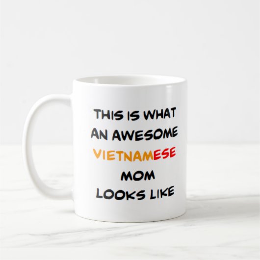 vietnamesische Mama, phantastisch Kaffeetasse (Links)