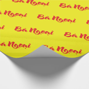 Vietnamesische (Mütterliche) Großmutter - Bà Ngoại Geschenkpapier
