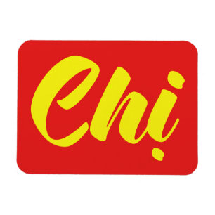 Vietnamesische Schwester - Chị ~ Vietnamesische Sp Magnet