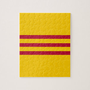 Vietnamesische Südflagge - Vietnam Cờ vàng Ba  Puzzle