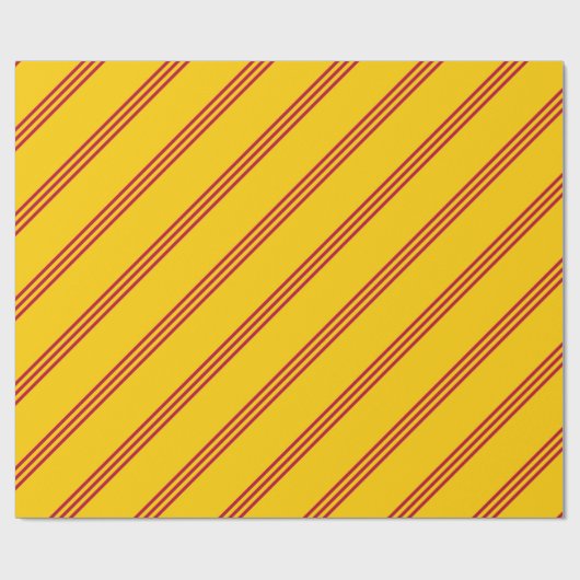 Vietnamesische Südflagge - Vietnam Cờ vàng Ba sọc Geschenkpapier (Flach)