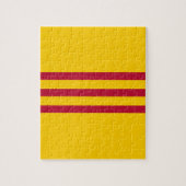 Vietnamesische Südflagge - Vietnam Cờ vàng Ba sọc Puzzle (Vertikal)