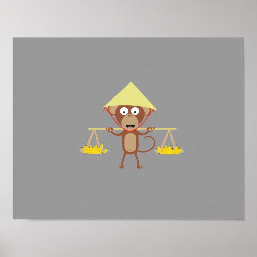 Vietnamesischer Affe Poster (Vorne)