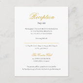 Vietnamesischer Bilingualer Empfang-Card in Script Einladung (Vorderseite)