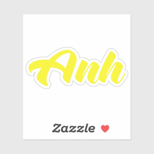 Vietnamesischer Bruder - Anh ~ TietDeskVietLanguag Aufkleber (Blatt)