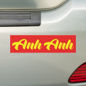 Vietnamesischer Bruder - Anh ~ TietDeskVietLanguag Autoaufkleber (Auf Auto)