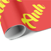 Vietnamesischer Bruder - Anh ~ TietDeskVietLanguag Geschenkpapier (Rolleneckpunkt)