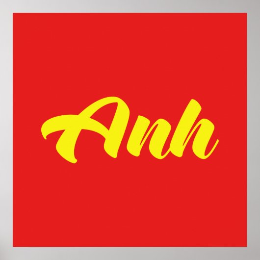 Vietnamesischer Bruder - Anh ~ TietDeskVietLanguag Poster (Vorne)