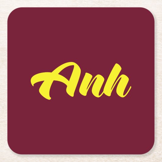 Vietnamesischer Bruder - Anh ~ TietDeskVietLanguag Rechteckiger Pappuntersetzer (Vorderseite)