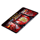 Vietnamesischer Drache Neujahr 2024 Origami FlexM Magnet (Linke Seite)