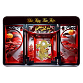 Vietnamesischer Drache Neujahr 2024 Origami FlexM Magnet (Horizontal)