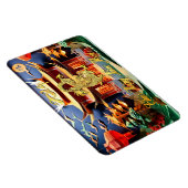 Vietnamesischer Drache Neujahr 2024 Temple FlexM Magnet (Rechte Seite)