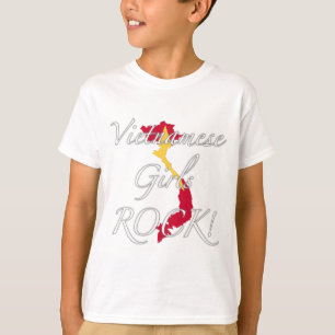 Vietnamesischer Mädchen-Felsen! T-Shirt