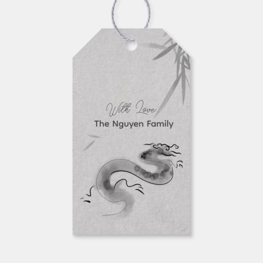 Vietnamesischer Originaldrache Jahr 2024 persönlic Geschenkanhänger (Rückseite)