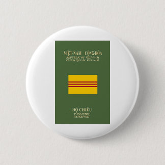 Vietnamesischer Pass- Flagge von Südvietnam Button