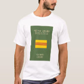 Vietnamesischer Pass- Flagge von Südvietnam T-Shirt (Vorderseite)