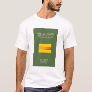 Vietnamesischer Pass- Flagge von Südvietnam T-Shirt