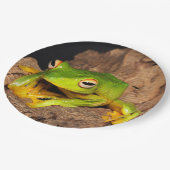 Vietnamesischer Schwarz-Vernetzter gleitener Pappteller (Schrägansicht)