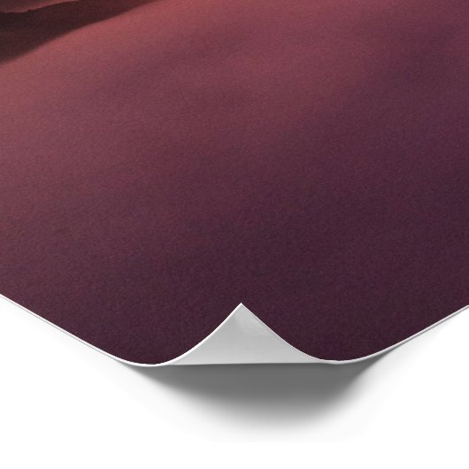 Vietnamesischer Sunset Poster (Ecke)